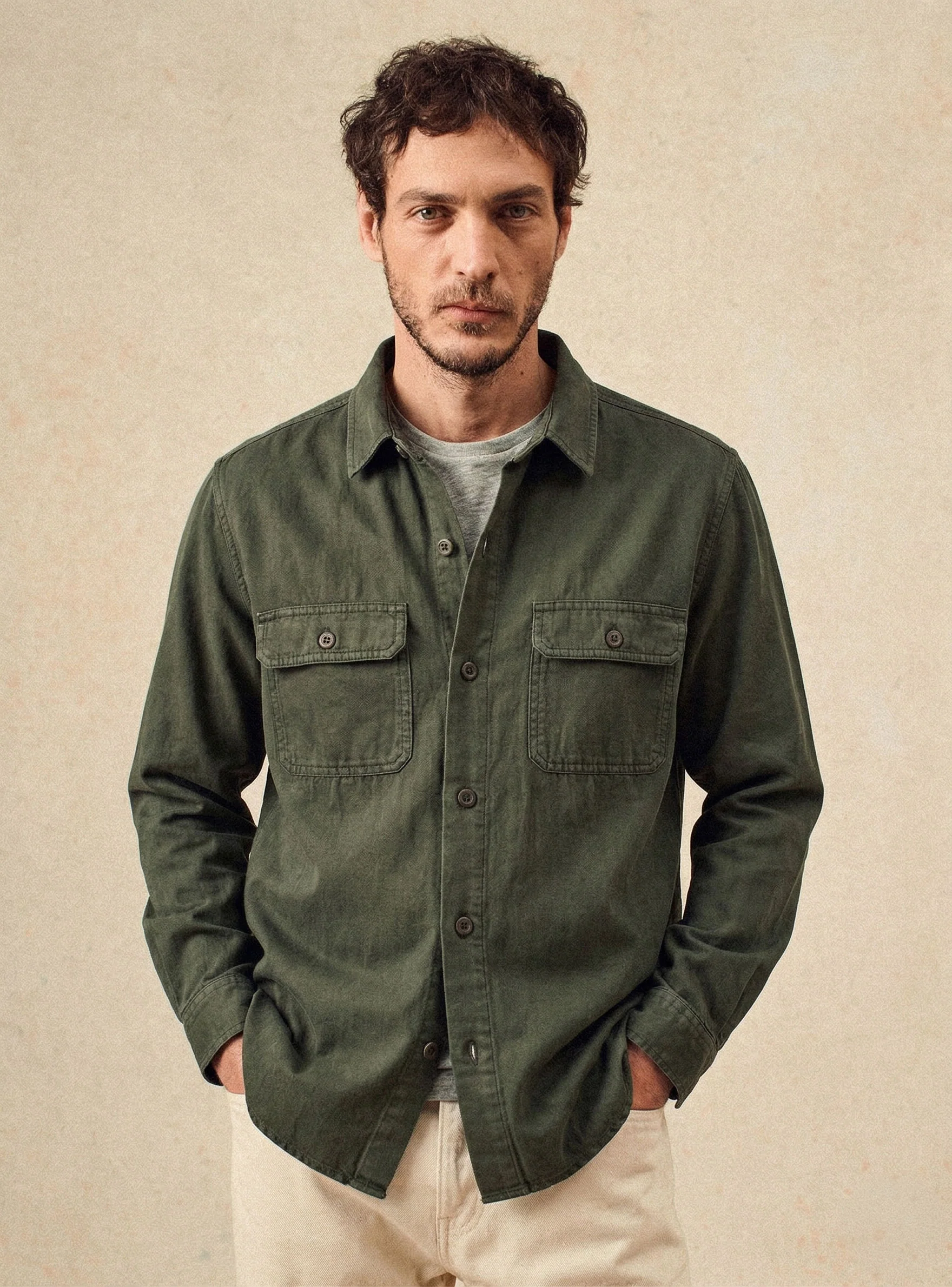 Chemises en lin homme